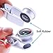 Phone Lens Kit 3 in 1 Clip-On+180° Degree Fisheye Lens+0.67 Wide Angle Lens+10X Macro Lens for iPhone, Samsung Galaxy, iPad, Android Devices and Smartphones with Flat Camera by TechArtists