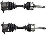 Pair 2 Front Driver and Passenger Side CV Axle Shaft Assemblies for 1986-1995 Toyota Pickup 4Runner 4WD 4x4 Models