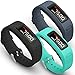 SKYLET Compatible with Garmin Vivofit Bands, Soft Silicone Replacement Sport Wristands Compatible with Garmin Vivofit 1 with Metal Buckle Men Women (No Tracker)