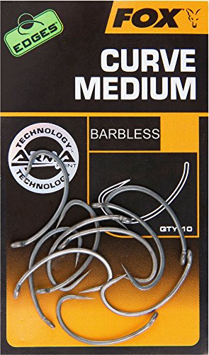 Fox Edges Armapoint Curve Shank Medium Hooks - 10 Karpfenhaken, Angelhaken zum Karpfenangeln, Haken für Karpfen… – Bild 3