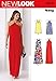 NEW LOOK 6372 Misses' Dresses Each in Two Lengths Sewing Kit, Size A (6-8-10-12-14-16-18)