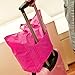 RoryTory 2 pack Various Colored Foldable Compact Nylon Shopping Travel Tote Bag