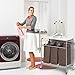 StorageManiac 3 Lift-off Bags Laundry Sorter with Foldable Ironing Board, Multifunctional Laundry Cart