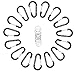15PCS 2.5" Wiregate Carabiners Clips,Premium Durable D-Ring Caribeaner with Key Chains Rings for Outdoor Camping Hiking Traveling Backpack