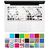 DHZ® Marble Pattern White Keyboard Cover Silicone Skin for MacBook Air 13