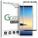amFilm Galaxy Note 8 Screen Protector Glass (Full Screen Coverage)(Easy Installation Tray)