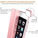 DTTO Mini Case for iPad Mini 3/2/1, (Not Compatible with Mini 5th Generation) Ultra Slim Lightweight Smart Case Trifold Cover Stand with Flexible Soft TPU Back [Auto Sleep/Wake],Rose Gold