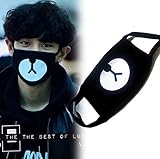 heartybay Motorcycle Face Masks Unisex Exo All Members Black Mask Exo Mask Kpop Mask 16 Types (BEAR-EXO)