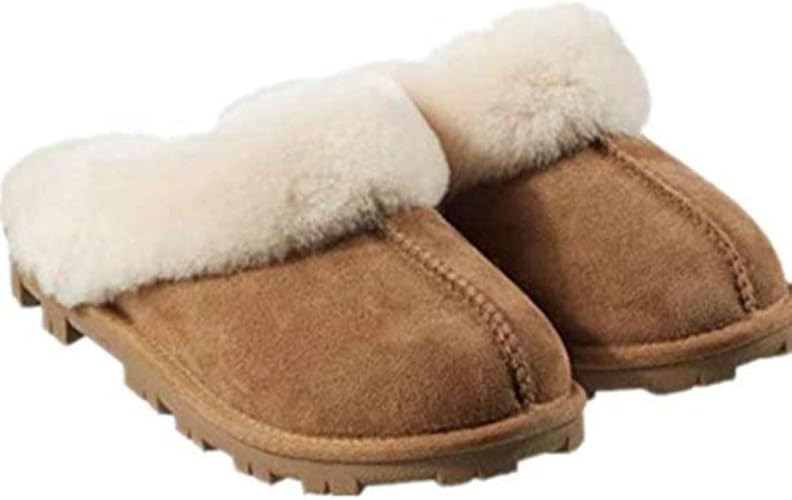 sheep shearling slippers