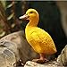 Leoie Resin Duck Figures Garden Decoration,Outdoor Statue,Yard Decoration (a Pair)