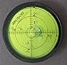 Metal Large Spirit Bubble Level (Green) 60mm Diameter, 2-23/64