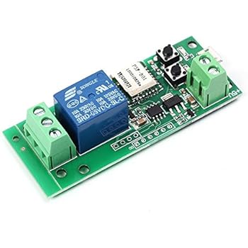 MHCOZY WiFi Wireless Smart Switch Relay Module for Smart Home 5V 5V/12V,Ba applied to access control, turn on PC, garage door (5v)