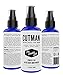 Cutman After Shave Balm + Face Moisturizer For Men - 4.5 Oz Of Double KO - Menthol and Caffeine Soothes and Recharge - Attack Ingrown Hairs - Defends Dry Skin - Organic 2 In 1 Anti-Aging Aftershave