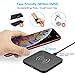 CHOETECH Qi Certified Wireless Charger Pad with Anti-Slip Rubber Compatible with iPhone XS Max/XS/XR/X/8/8 Plus,Samsung Galaxy S9/S9+/Note 9/Note 8/S8/S8+, Google Pixel 3/3xl, Qi-Enabled Devices