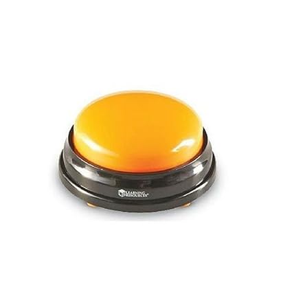 1 Answer Buzzer For Kids Classrooms Game Show Sound Effects Orange Ding Dong - 