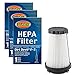 EnviroCare Premium Replacement HEPA Vacuum Filters Designed to Fit Dirt Devil Dynamite, Quickvac, Power Stick, and Power Reach Uprights. Type F-2. 3 Filters