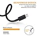 iPhone Charger, Sundix Extra Long Lightning Cable, 8 Pin Lightning to USB Cable Cord Compatible with iPhone 7/7 Plus/6s/6s Plus/6/6 Plus/5s/5c/5/SE, iPad/iPod (5Pack 10FT Black)