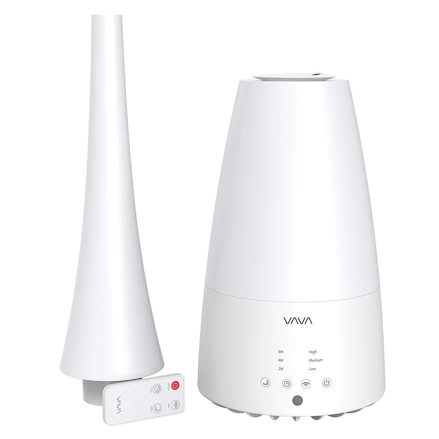 VAVA Humidifier Remote Control Two Type nozzles Ultrasonic Floor 3L/0.