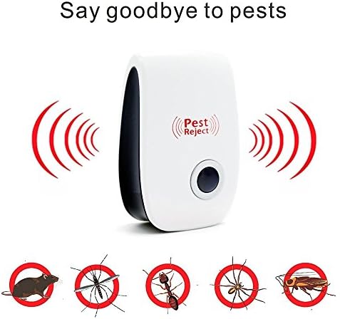 Ultrasonic Electronic Mosquito Anti Rat Cockroach Pest Repellent - Electronic Pest Control Plug In-Pest Repeller for Insect - Mice , Roaches , Bugs , fleas , Mosquitoes , Spiders