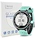 Garmin Forerunner 235 225 630 620 220 230 Screen Protector Glass, Poyiccot Real 0.3mm Premium 2.5D Watch Tempered Glass Screen Protector Glass Film for Garmin Forerunner 235 225 630 620 220 230