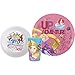 Zak Designs Disney Kids Dinnerware Set Includes Plate, Bowl, and Tumbler, Made of Durable Material and Perfect for Kids (Disney Princess, 3 Piece Set, BPA Free)