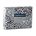 Comfort Spaces Coco 2 Piece Quilt Coverlet Bedspread Ultra Soft Printed Damask Pattern Hypoallergenic Bedding Set, Twin/Twin XL, Black