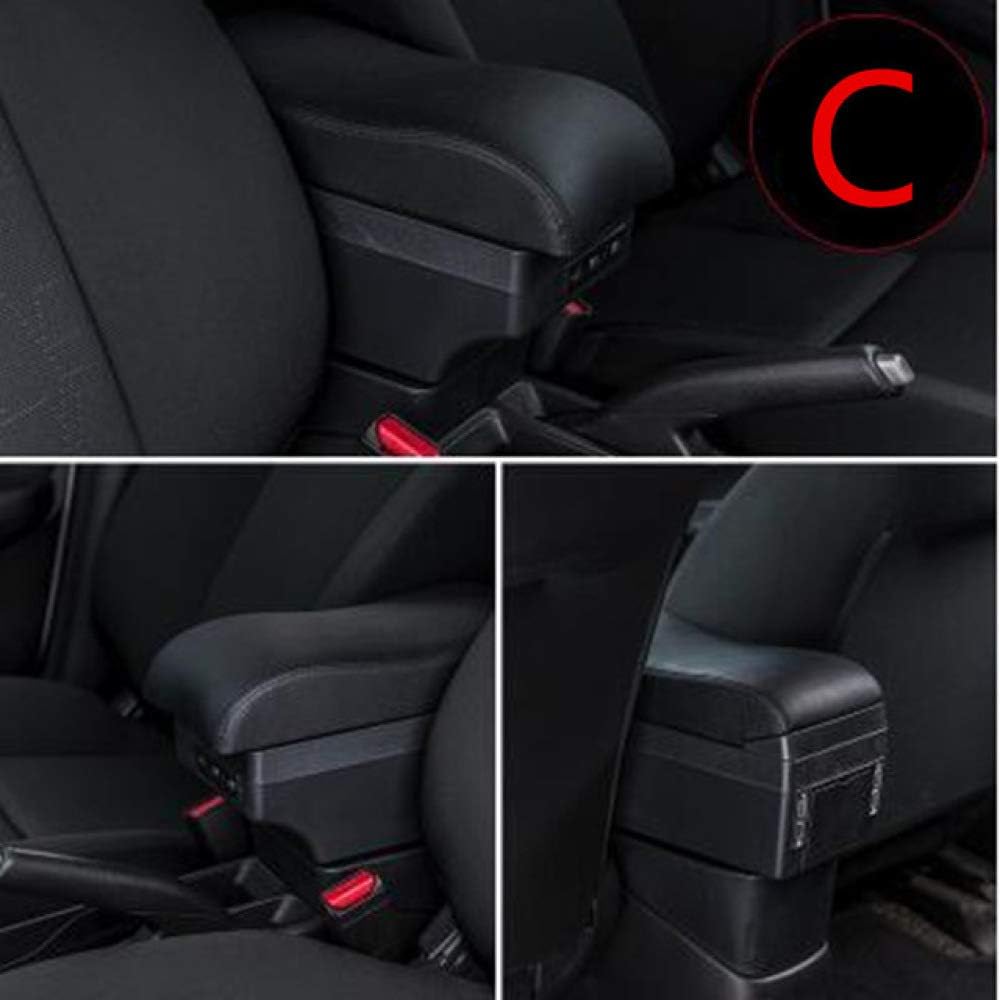 Gnnlor Armrest box central Store content Storage box armrest box, for Suzuki jimny 2019