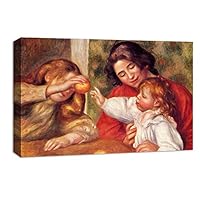 Canvas Wall Art Landscape at Beautiful by Pierre-Auguste Renoir Canvas Prints Home Artwork Decoration for Living Room,Bedroom - 12x18 inches
