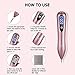 Mole Remover, Playmont Rechargeable Mole Removal Pen Skin Tag Remover with 8 Gear Power Levels, LCD Display and USB Cable