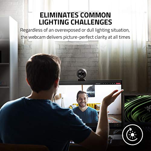 Razer Kiyo Pro Streaming Webcam: Uncompressed 1080p 60FPS - High-Performance Adaptive Light Sensor - HDR-Enabled - Wide… - Image 2