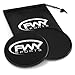 FWY sports Core Sliders, Workout Gliding Discs for Fitness, Exercise and Abdominals, Dual Sided, Work on Carpet or Hard Floor, Black