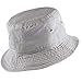 The Hat Depot 300N Unisex 100% Cotton Packable Summer Travel Bucket Hat (L/XL, Grey)