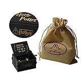 wishing Wooden Hand Crank Harry Potter Music Box Classic Vitrage Wood Hand Music Box Theme Music Box Best Gift for Kids,Friends