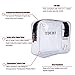 2pcs/Pack TSA Approved Clear Travel toiletry Bag | Quart Sized with Zipper bags | 3-1-1 Carry-On Airline Compliant Bag Packing Organizers