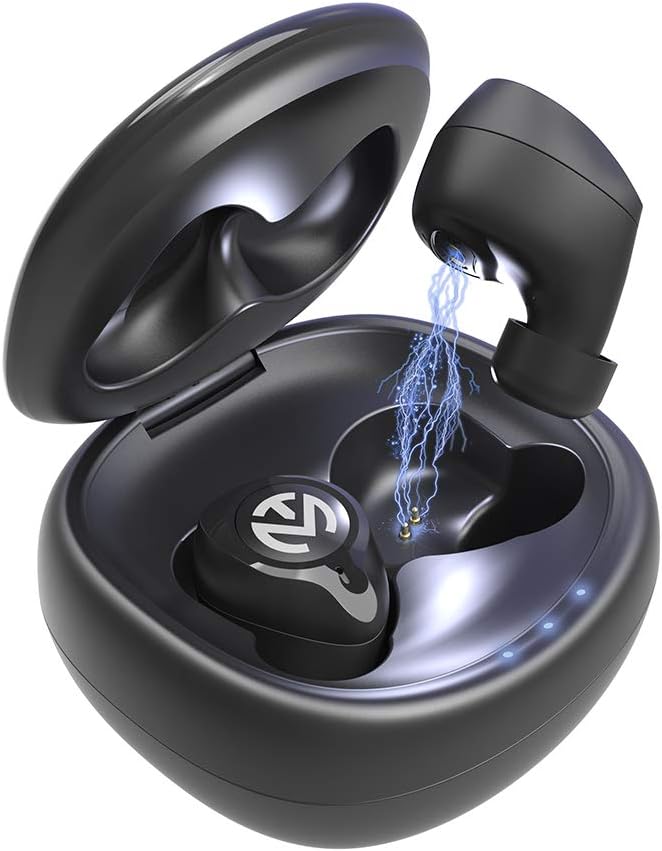 Wireless Earbuds, SIMGOT MTW5 True Wireless Earbuds Bluetooth V5.0 Headphones HD Stereo Sound, 15H Playtime TWS in-Ear Headset with Charging Case, Built-in Mic, IPX5 Waterproof (Bluetooth Earbuds)