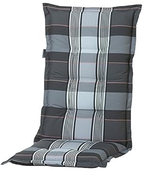 8 cm Luxus Hochlehner Auflage A 055 grau anthrazit