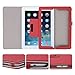 Screen Protector for iPad 2 / iPad 3 / iPad 4, GARUNK Tempered Glass Screen Protector [9H Hardness] [Crystal Clear] [Scratch Resist] [Bubble Free Install] for iPad 2 3 4 Gen 9.7-inch - Red