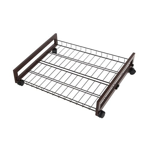 Tidy Living - Rolling Wire Shelf Underbed Organizer Rack