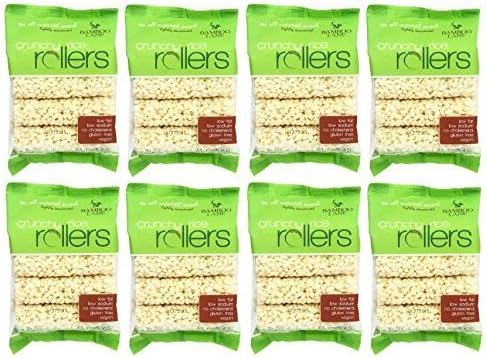 Bamboo Lane Crunchy Rice Rollers: 3.5oz 8 Packs of 8 Rollers by Crunchy Rice Rollers