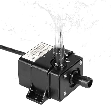 Amazon Co Jp Anself 超静音 小型水中ポンプ Dc12v マイクロ ブラシレス オイルポンプ 水中循環噴水 水族館水池ポンプ240l H 5w Lift 3m 0 100 ホーム キッチン