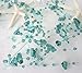 Beach Decor Nautical Beaded Starfish Garland - White Starfish Decorative Garland - 5FT TEAL