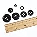 600 Pieces Assorted Sizes Buttons Round Resin Button Sewing Craft Buttons, 2 and 4 Holes