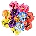 Sumind Hair Flowers Hawaiian Hairclips Flower Hair Clips for Costume Party Decoration Supplies, 6 Colors, 12 Pieces