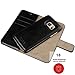 Samsung S7 Edge Case, Magnetic With Convertible Shell Case / Wallet by Cuvr with Premium Vegan Leather Cover. Mount Your Magnetic Galaxy S7 Edge Cases Everywhere Now!… …