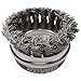 Makita 1 Piece - Banded Knotted Wire Cup Brush For Grinders - Ultra Heavy-Duty Conditioning For Metal - 2.5