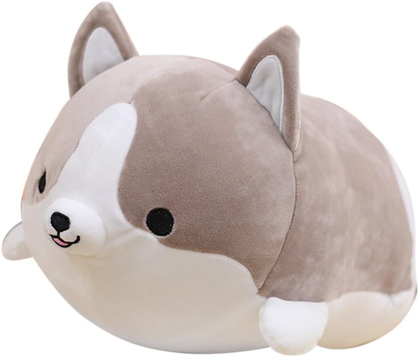 Decha Corgi Dog Shaped Plush Toys Cute Corgi Butt Throw Pillow Corgi Stuffed Toy Sofa Decoration Pillows Puppy Shape Sleeping Pillow Gift