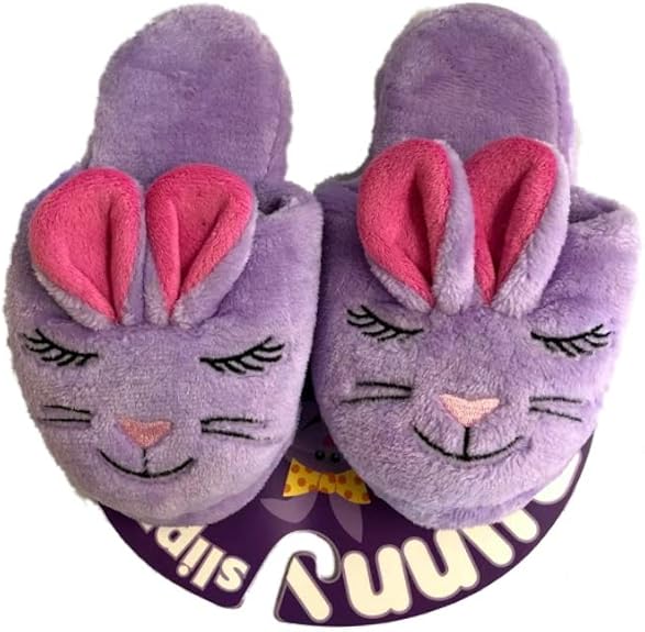 Royal Deluxe Girls Bunny Slip on Slippers (Medium (2/3