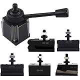 findmall 6Pcs AXA 250-111 Wedge Type Tool Post Set Quick Change Tool Post Set Lathe Holder AXA Tool Post Set Swing Dia 12 Inch