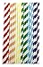 150 Pieces Paper Straws Drinking for Everyday,Birthday,Wedding,Party-Colorful Rainbow (Rainbow)