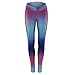 PHOTNO Women's Yoga pants Workout Gym Leggings Fitness Sports Trouser Athletic Pants (L, Multicolor)